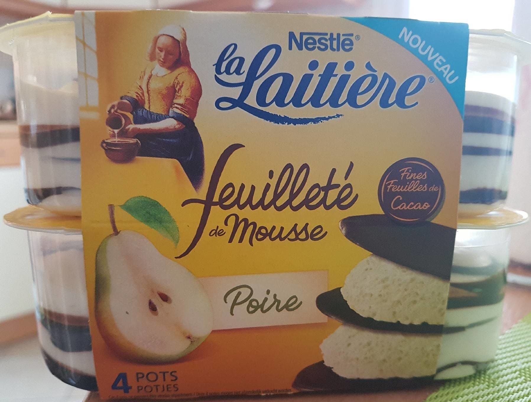 Nestlé Feuilleté de Mousse Poire packshot