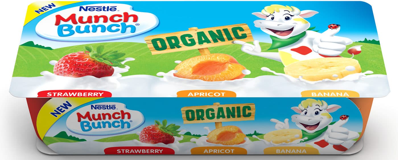 Nestle Munch Bunch Organic Fromage Frais packshot