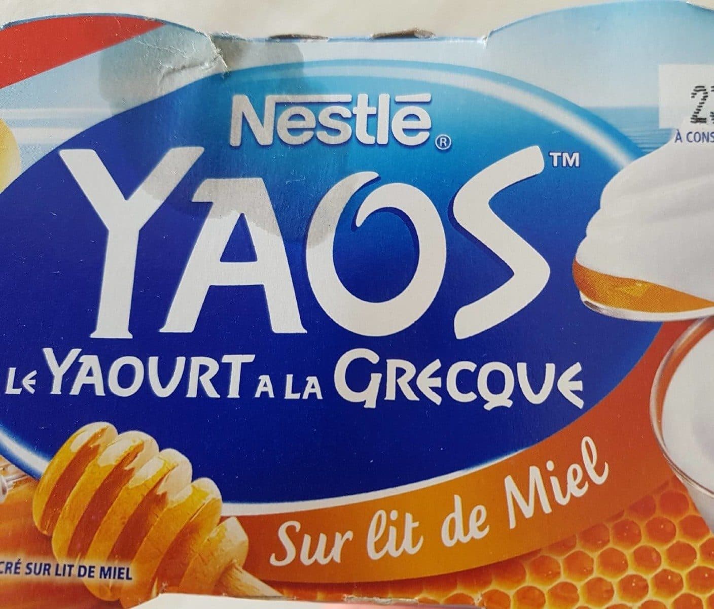 Nestlé Yaos sur lit de miel packshot