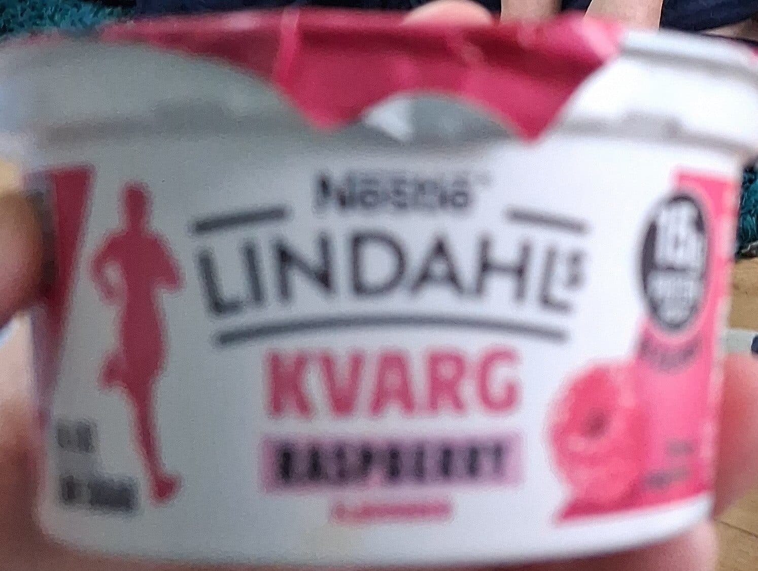 Nestle Lindahls kvarg raspberry packshot