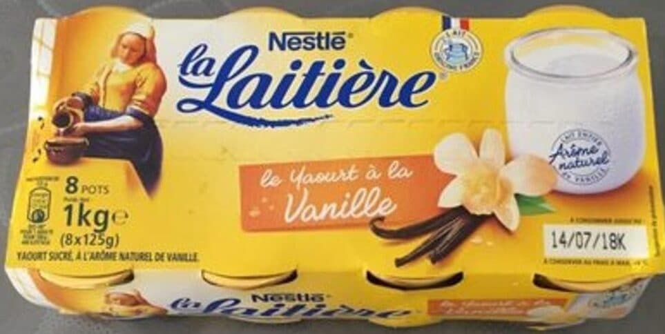 Nestlé Le yaourt à la vanille packshot