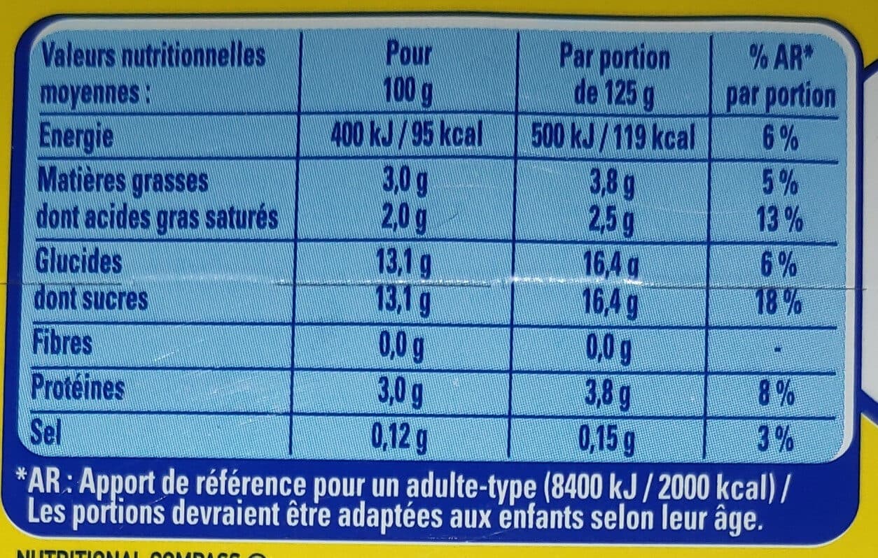 Nestlé Le yaourt à la vanille packshot
