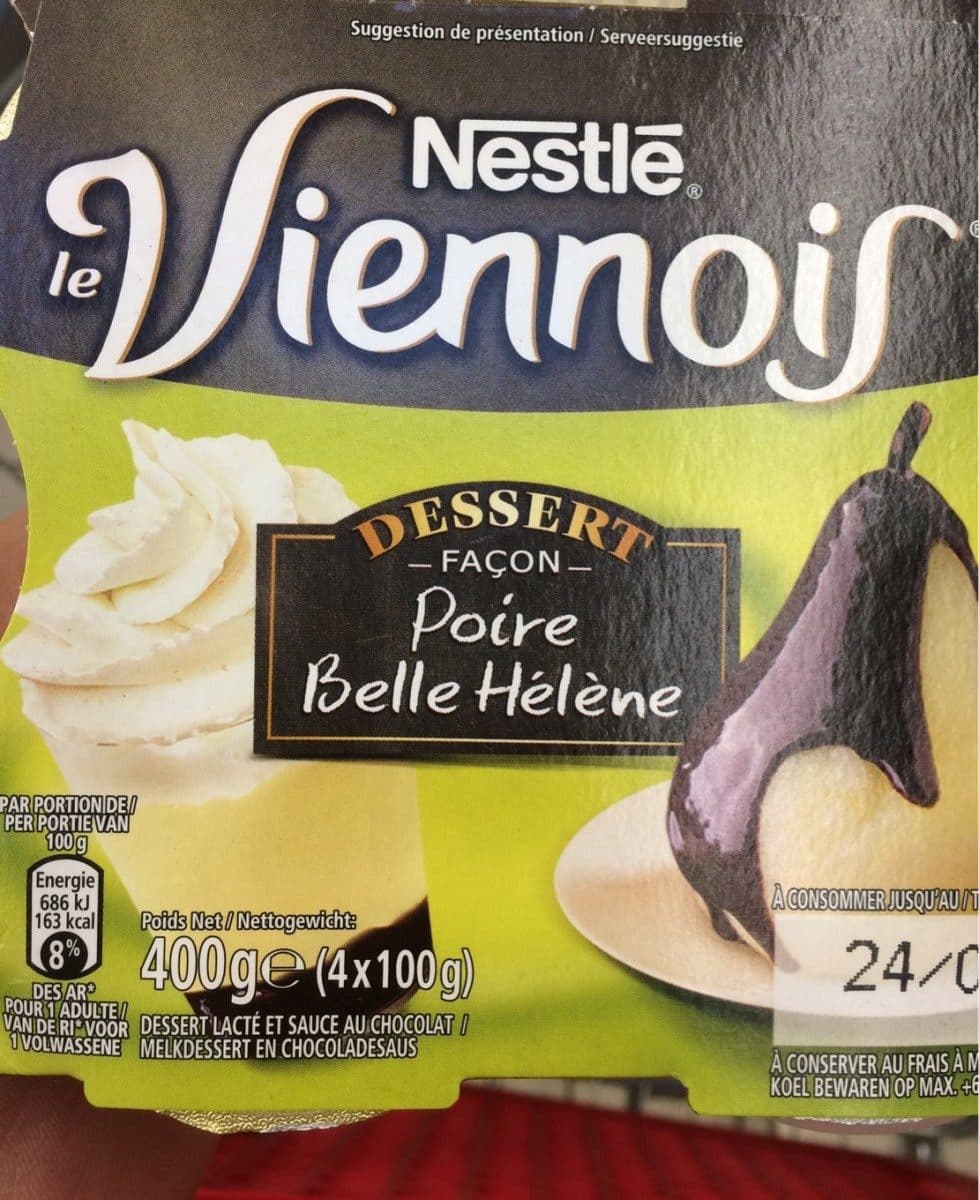 Nestlé Le viennois packshot