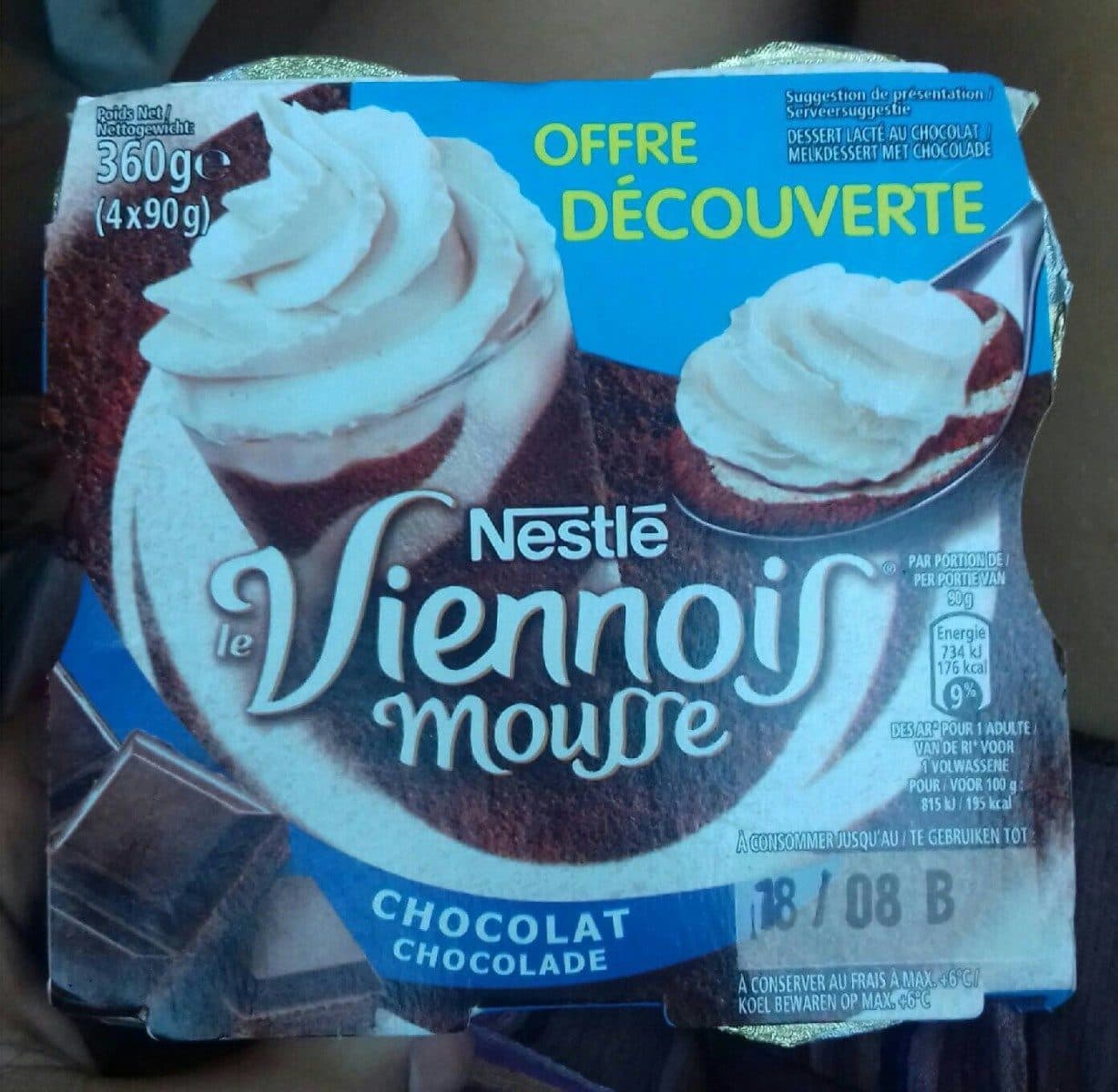 Nestlé Le Viennois Mousse packshot