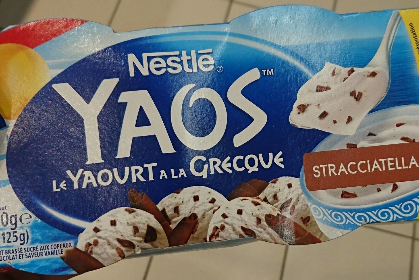 Nestlé Yaos yaourt grec packshot