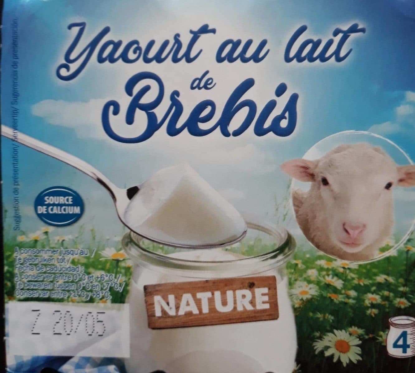 Open Food Facts Yaourt au lait de brebis packshot