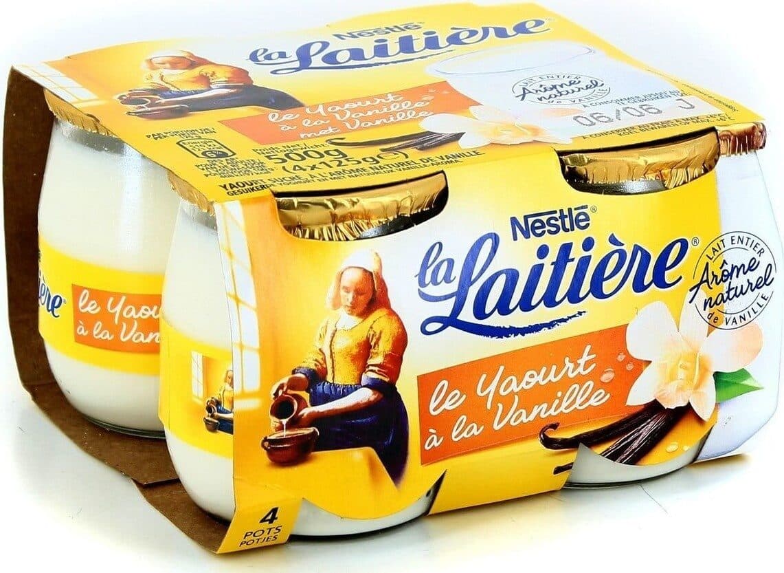Nestlé Yaourt à la vanille packshot