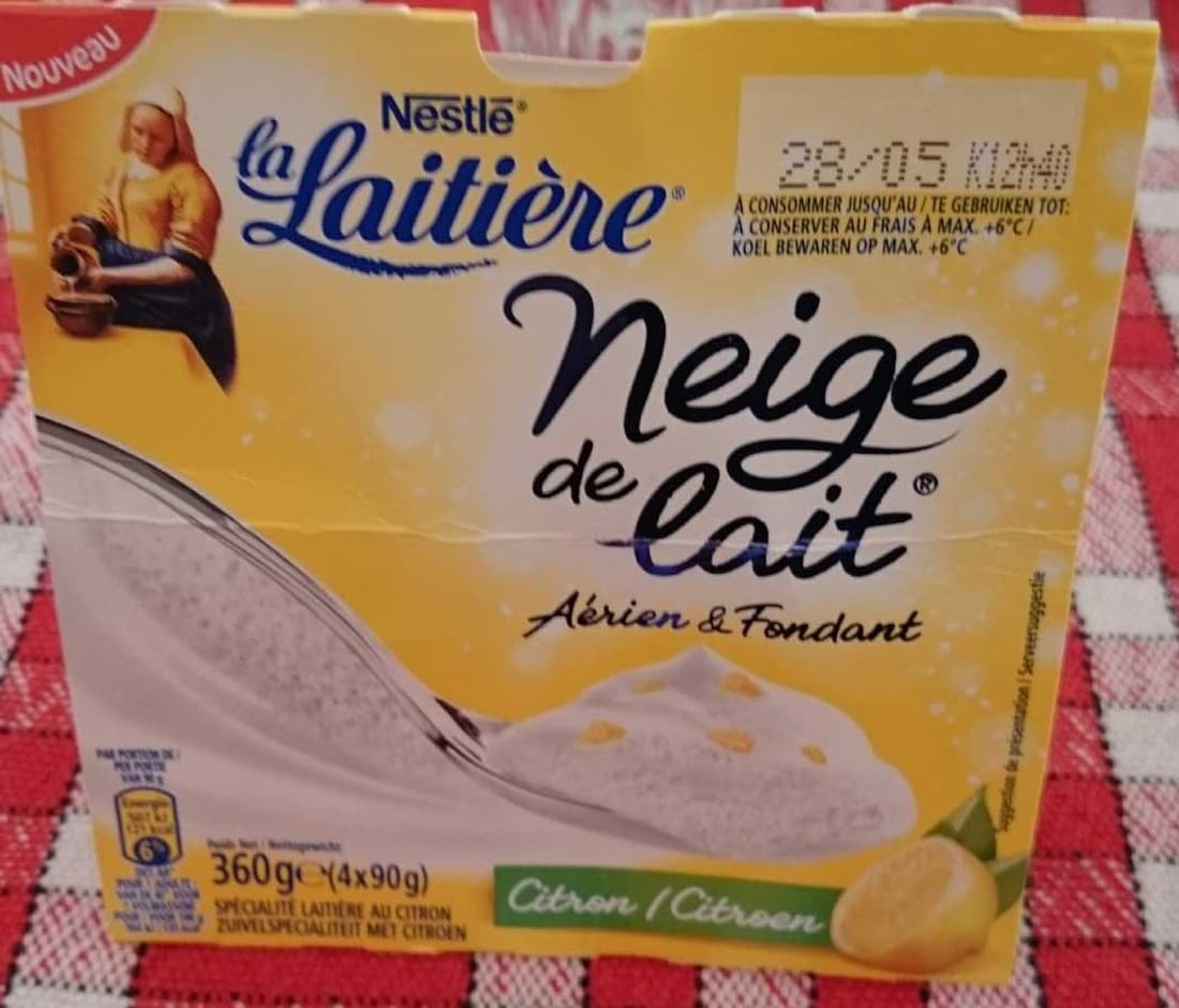 Nestlé Neige de Lait Citron packshot