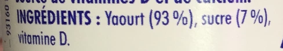 Chambourcy Yaourt nature sucré packshot