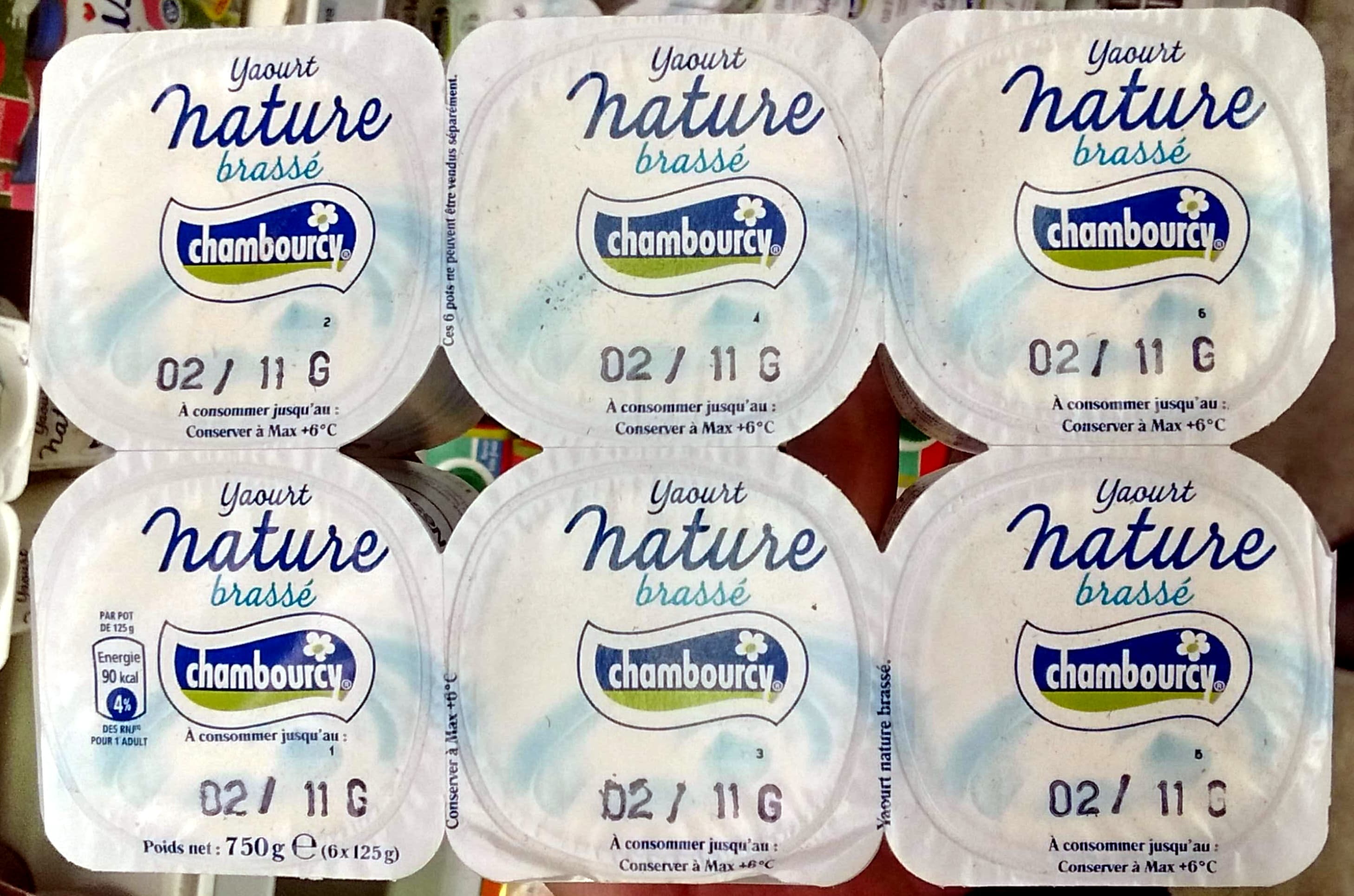 Chambourcy Yaourt nature brassé packshot