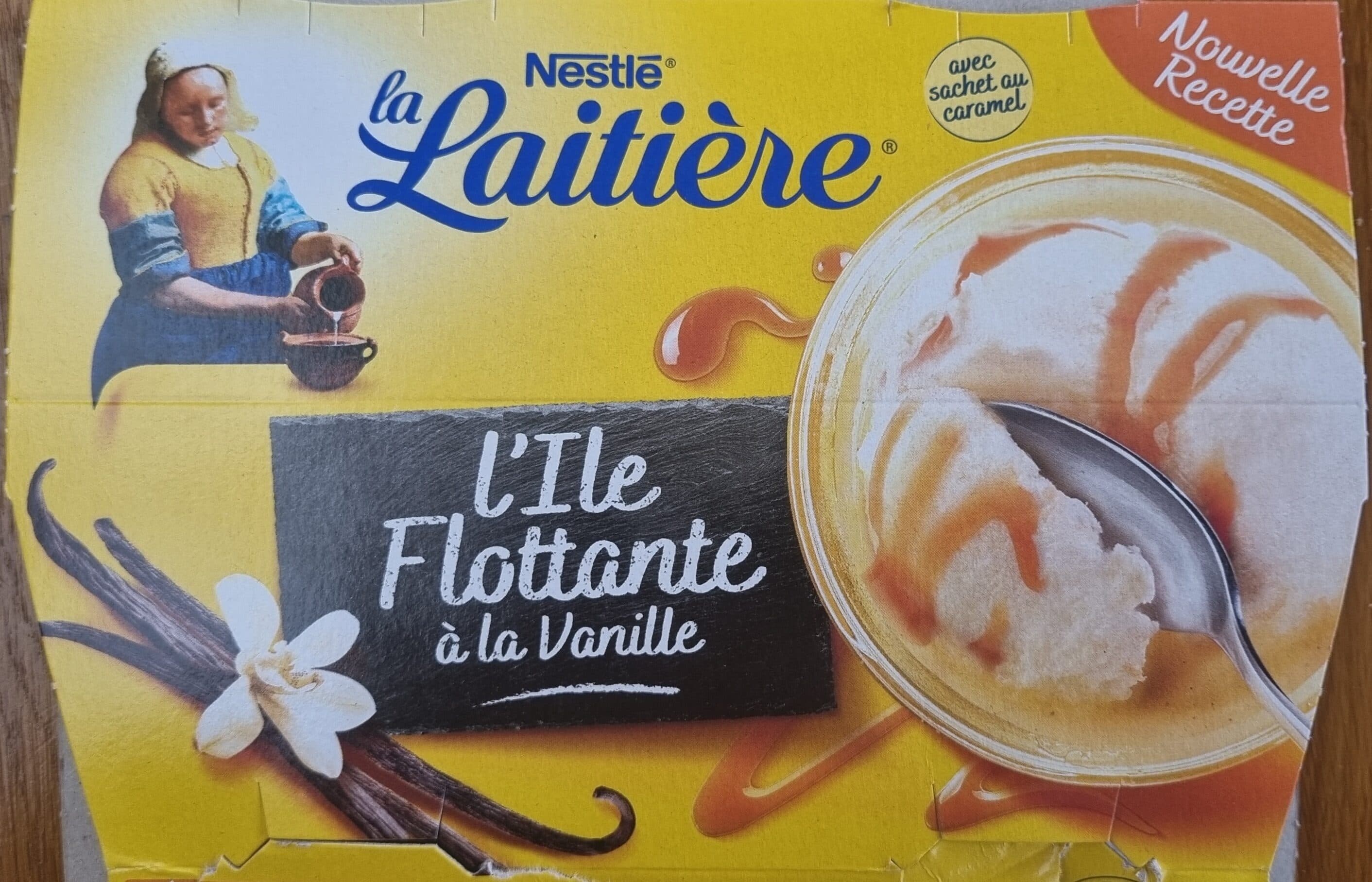 Nestlé L'Ile Flottante aux éclats de caramel packshot