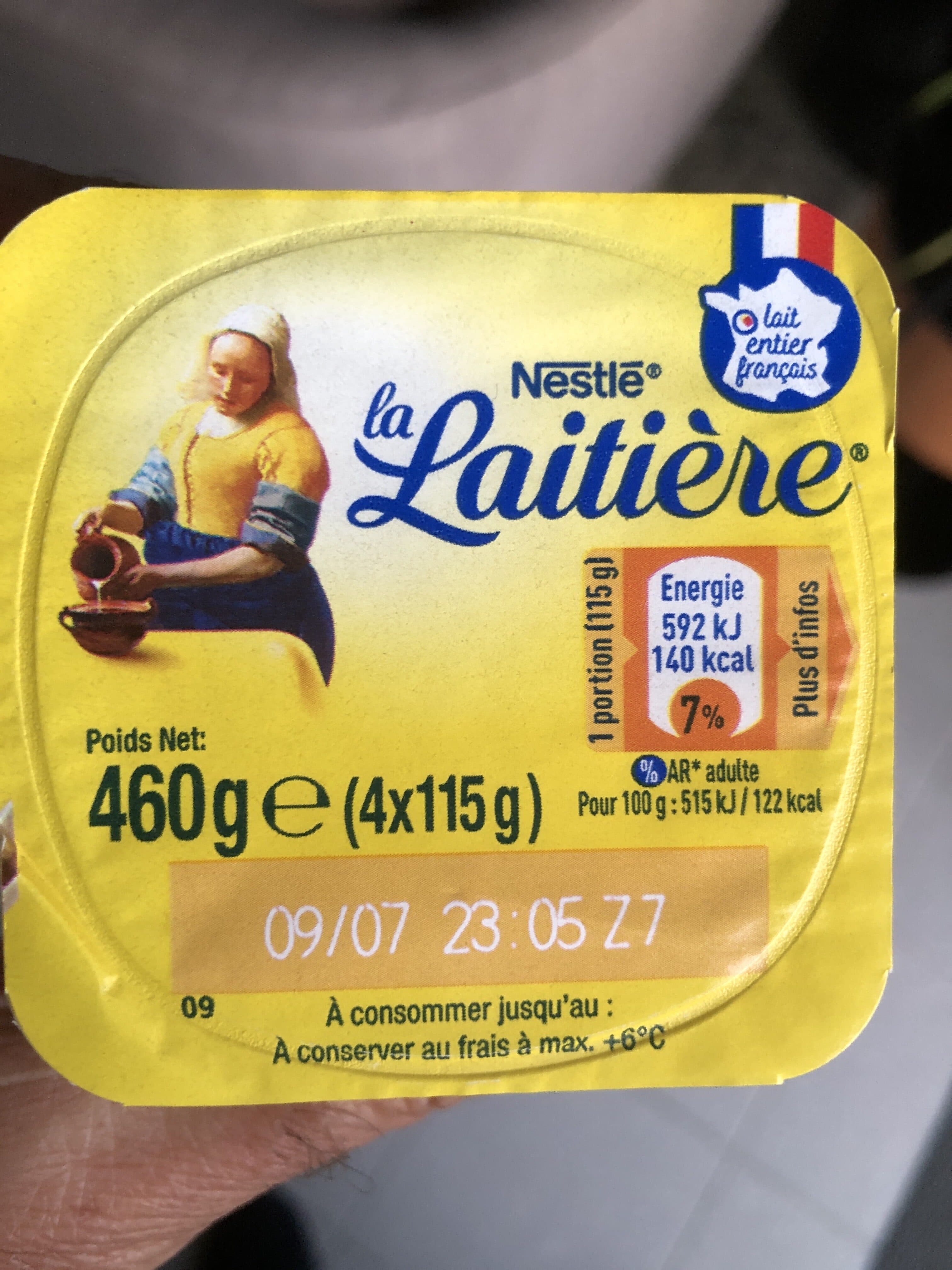 La Laitière Riz au lait nature packshot