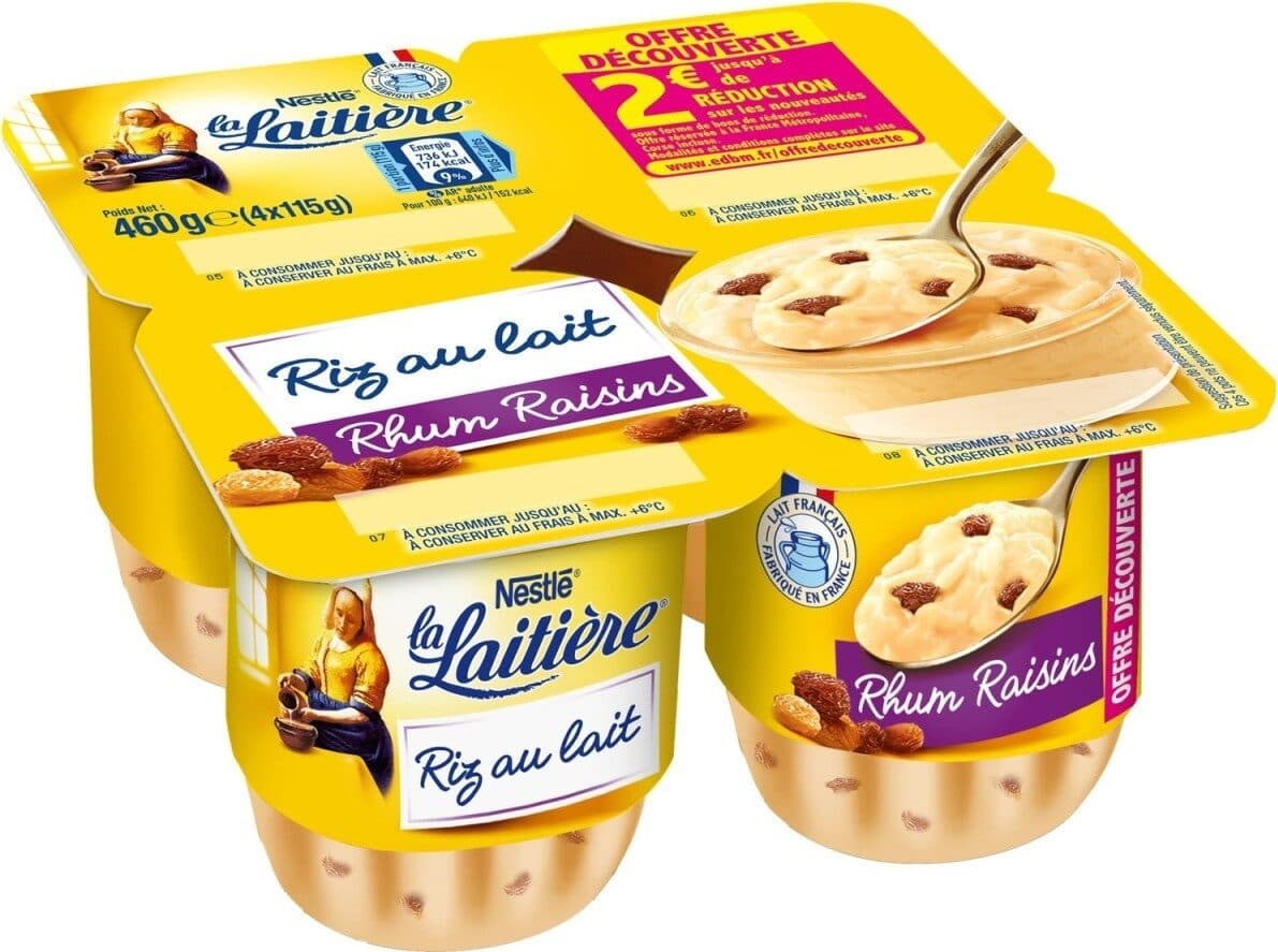 Nestlé Riz au lait packshot