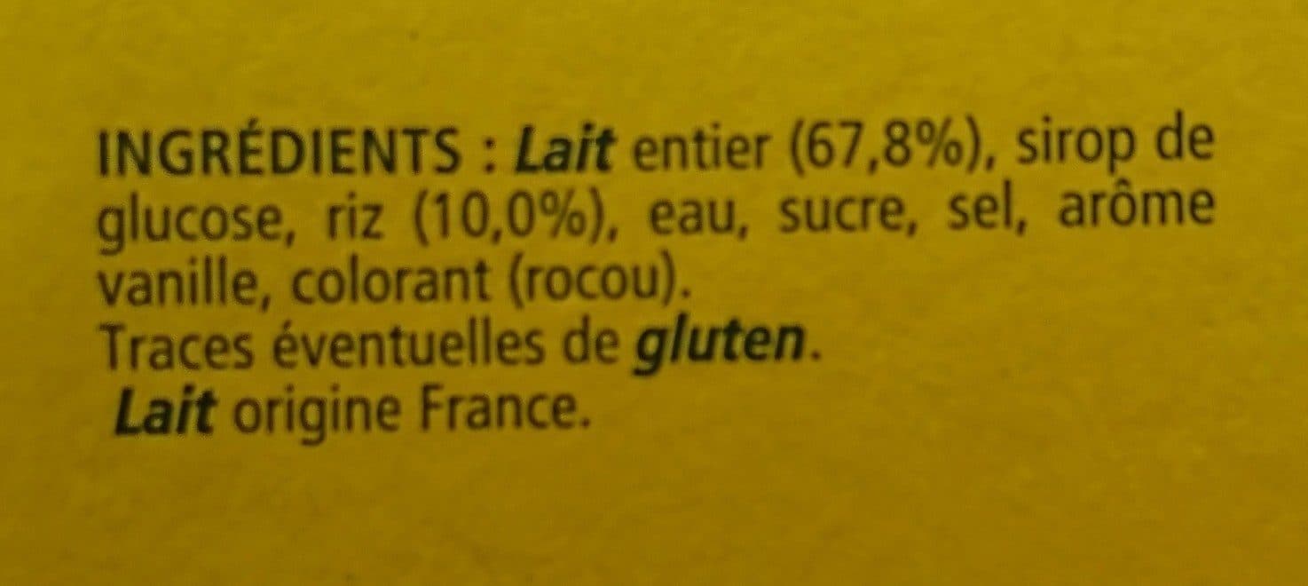 Nestlé Riz au Lait Saveur Vanille packshot