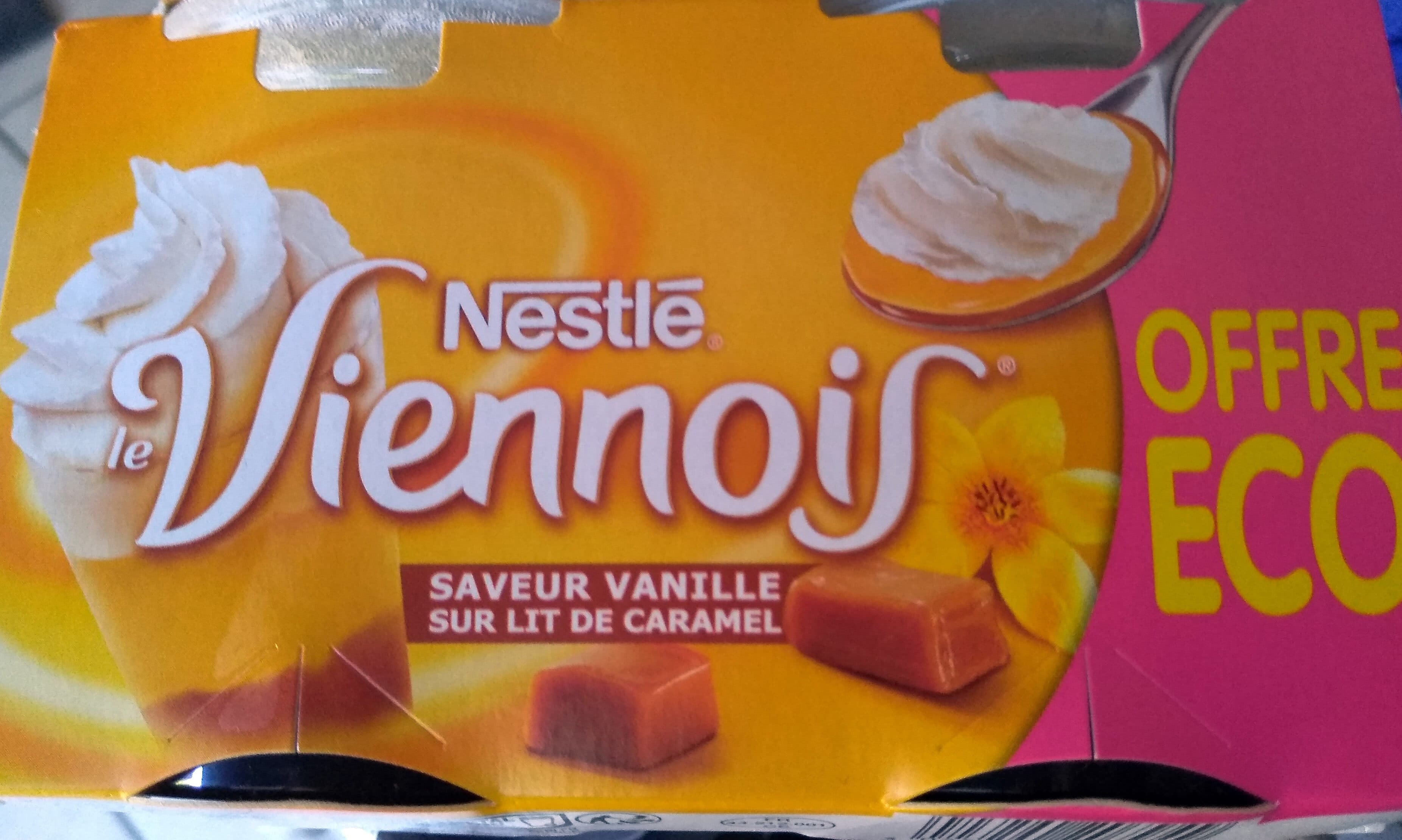 Nestlé Nestlé Viennois Vanille Caramel 4x100g Prix Choc packshot