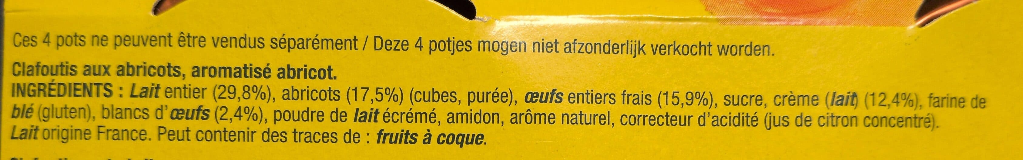 La Laitière Clafoutis aux Abricots packshot