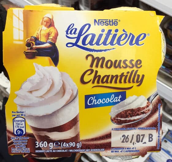 Nestlé Mousse Chantilly Chocolat packshot