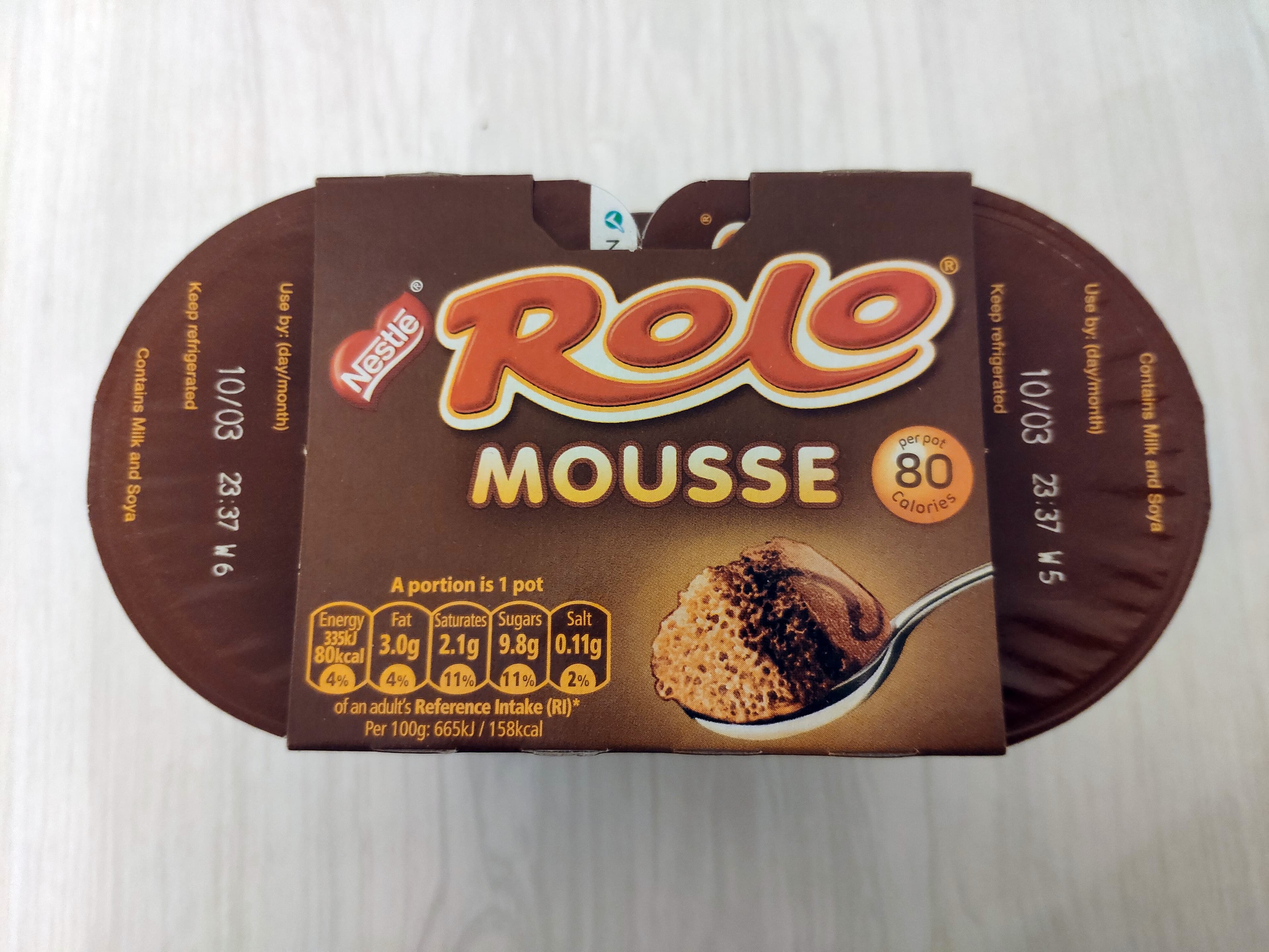 Nestlé Rolo mousse packshot