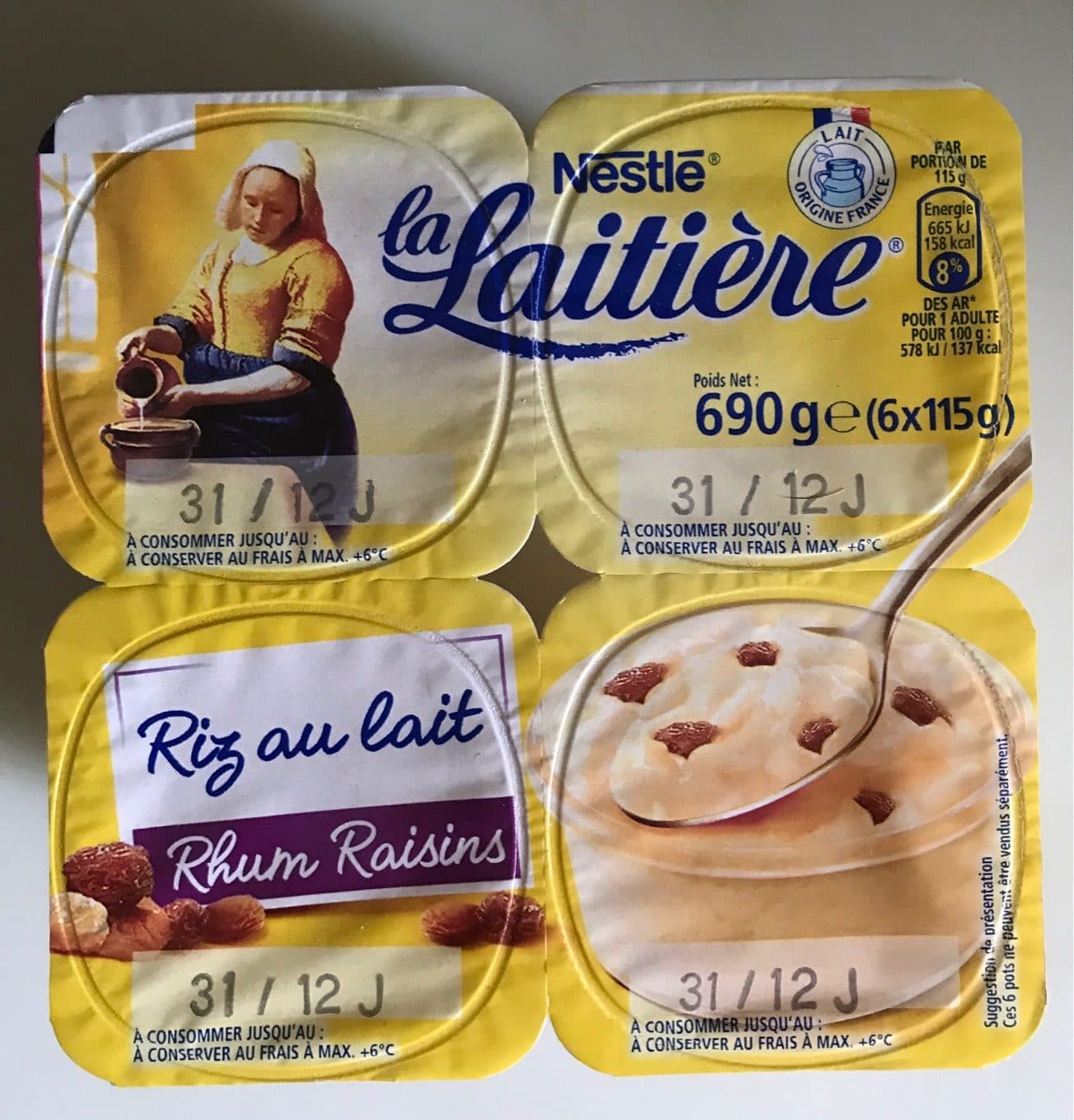 Nestles La laitiere packshot