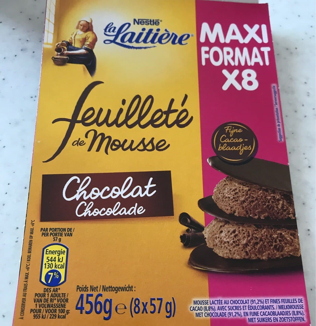 Nestlé Feuillete de mousse packshot