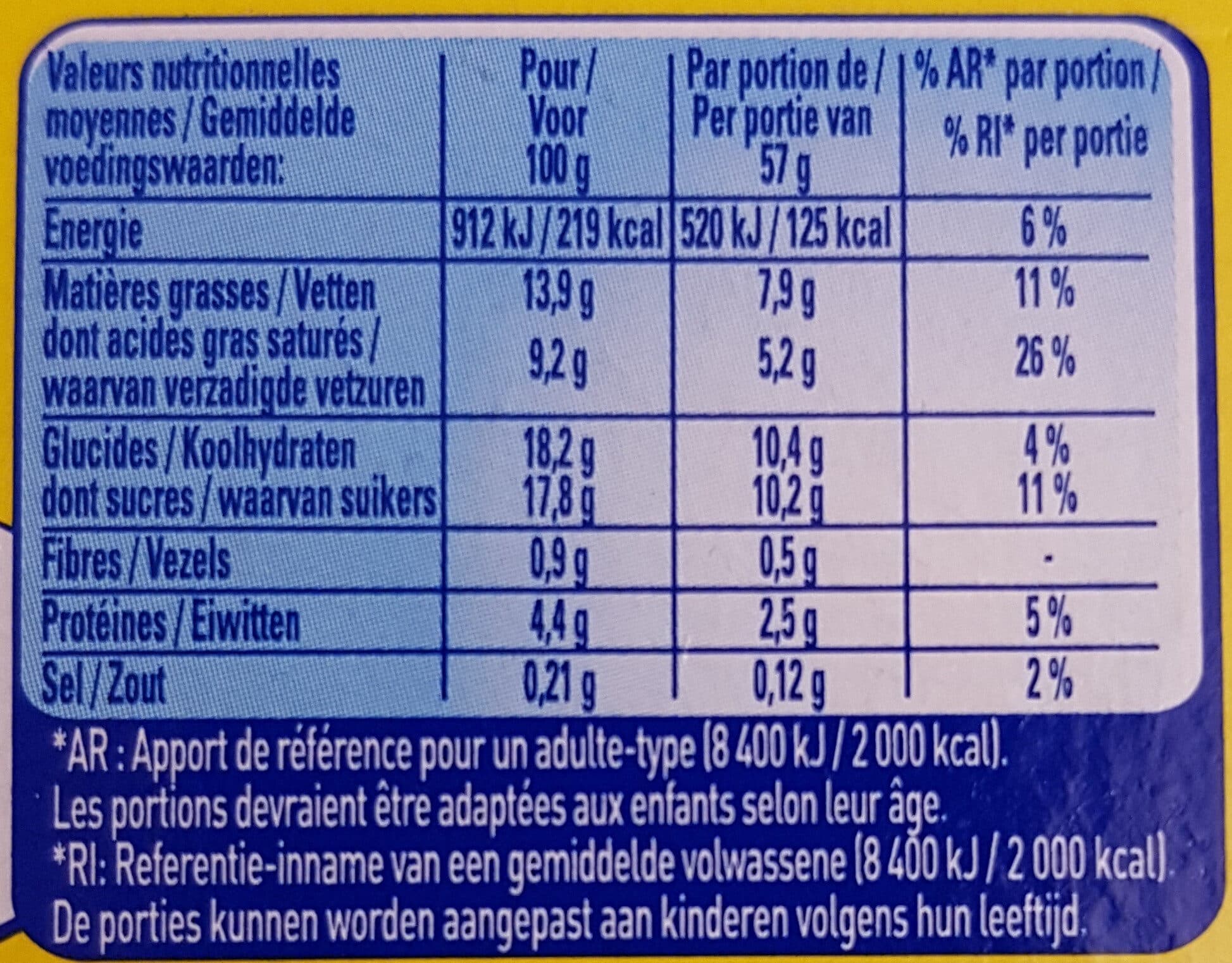 La Laitière Feuilleté de Mousse Vanille packshot