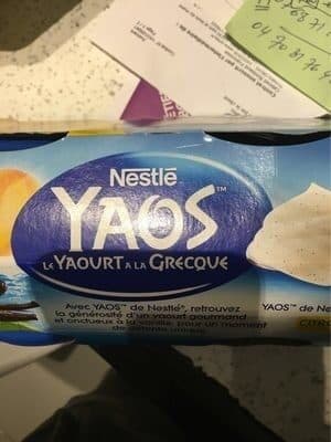 Nestlé Le Yaourt à la Grecque vanille les 4 pots de 125 g packshot