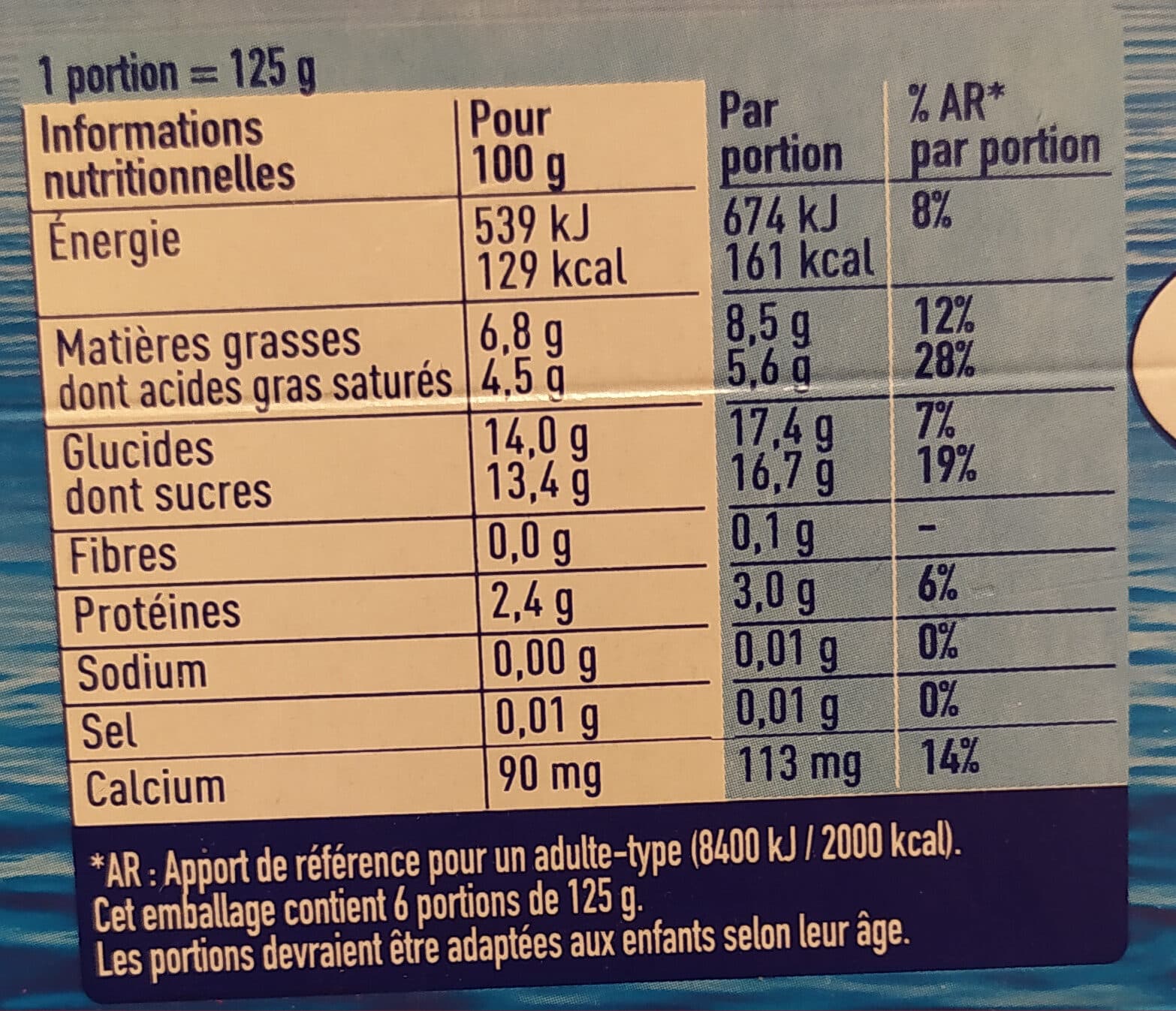 Nestlé Yaos Le Yaourt à la Grecque Pulpe de citron 6 x 125 g packshot