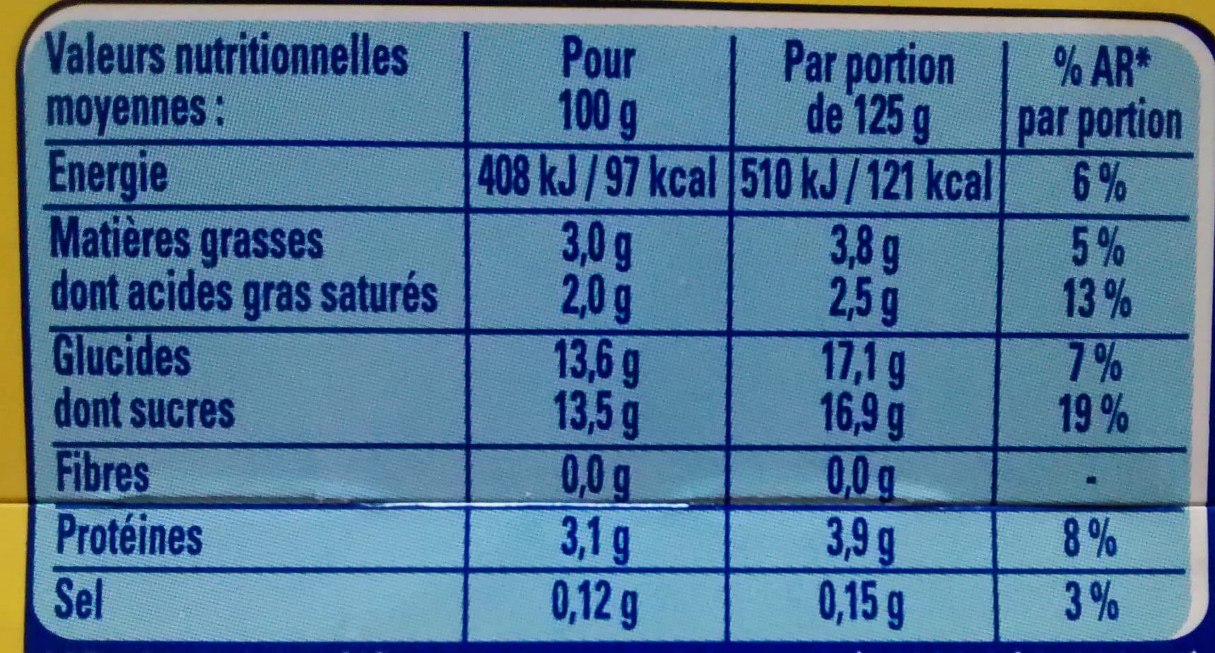 Nestlé Le Yaourt à la Vanille packshot