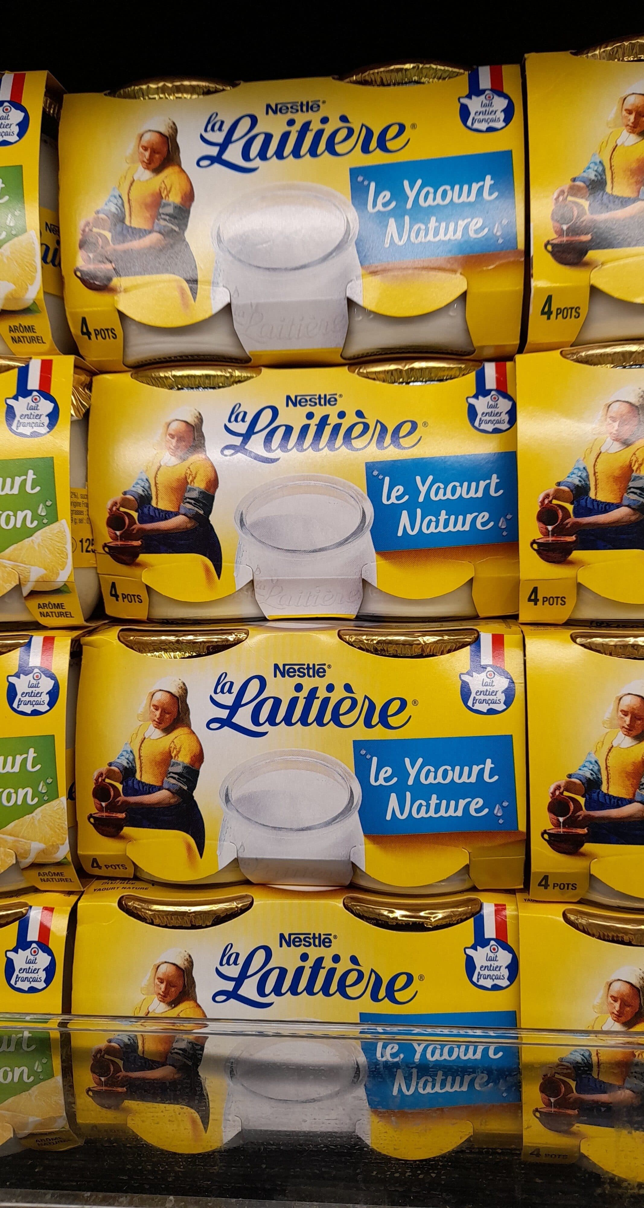 Nestlé la laitière nature x4 packshot
