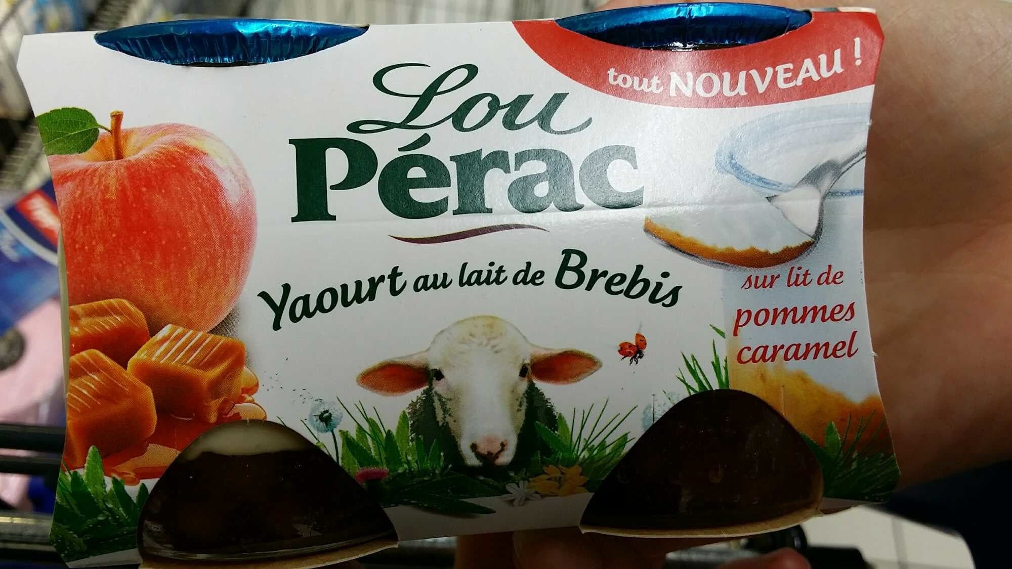 Lou Perac Yaourt au lait de brebis sur lit de pommes caramel packshot