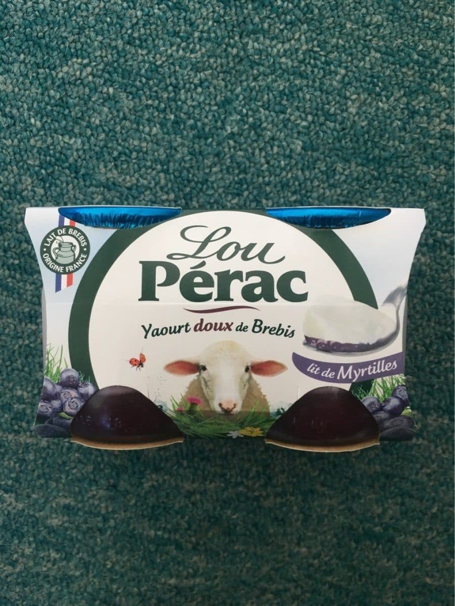 Lou Pérac Yaourt au Lait de Brebis sur Lit de Myrtilles packshot