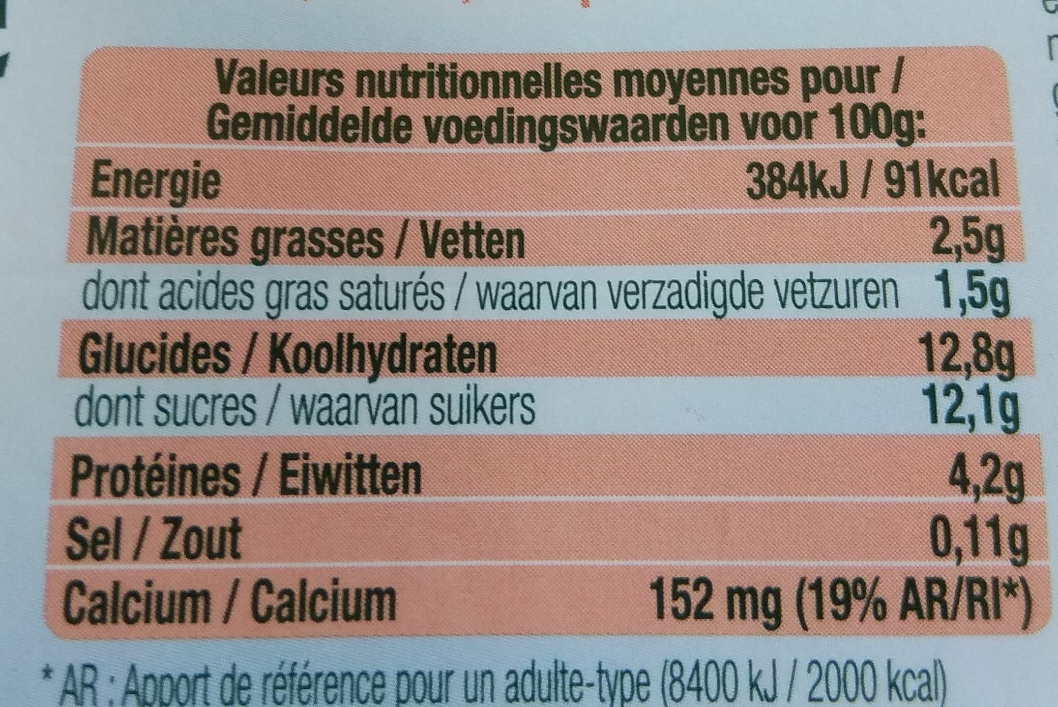 Lou Pérac Yaourt au lait de Brebis sur lit de pêches packshot