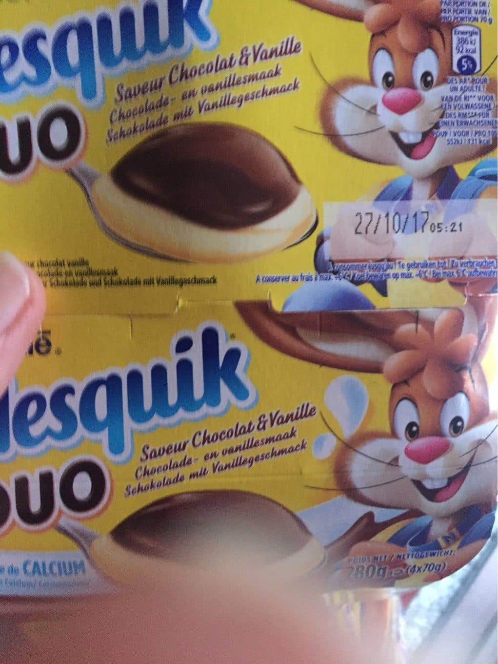 Nestlé Duo Saveur Chocolat et Vanille packshot