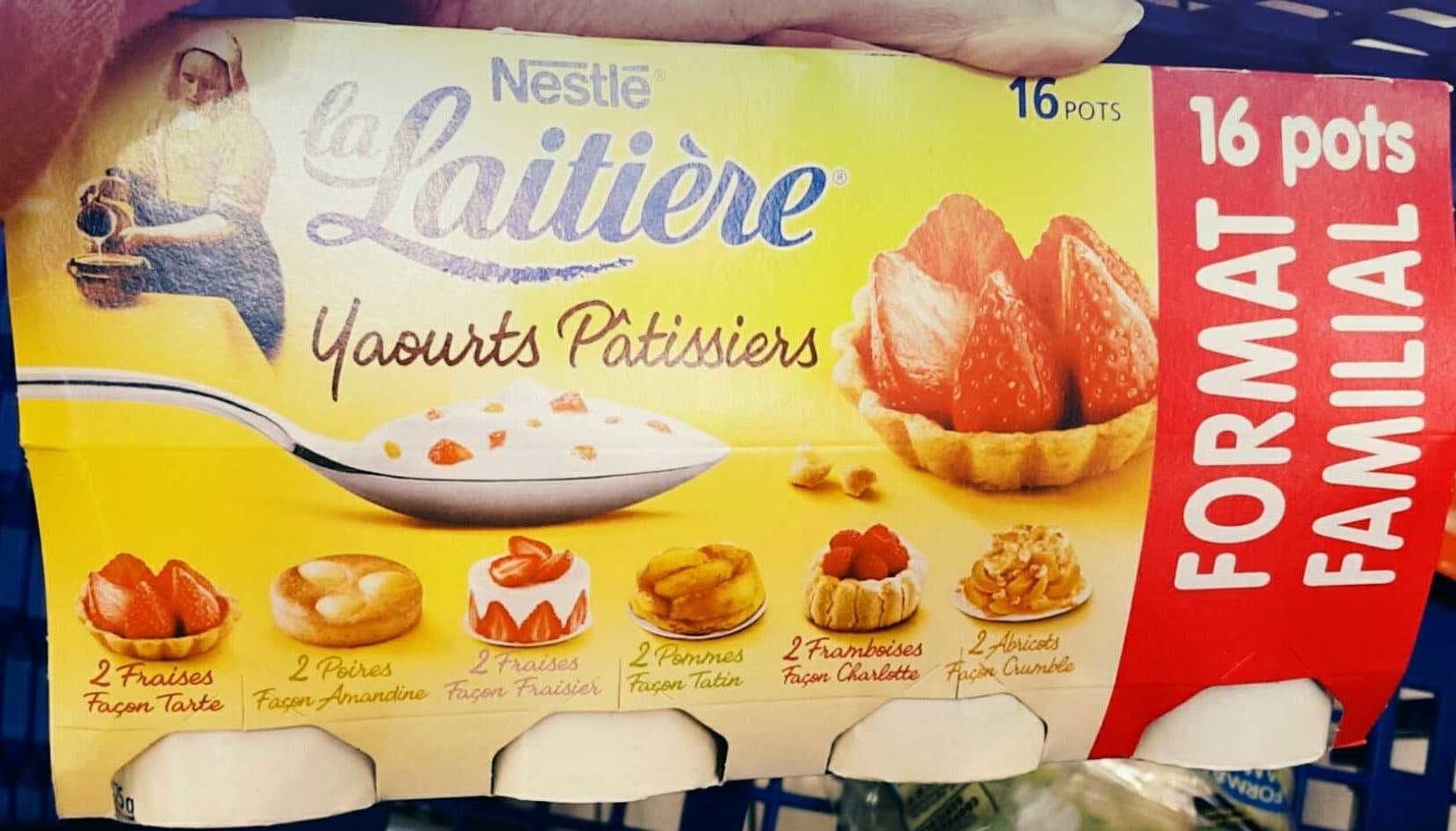 la laitière Yaourts pâtissiers la laitiere packshot