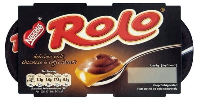Nestle Rolo dessert packshot