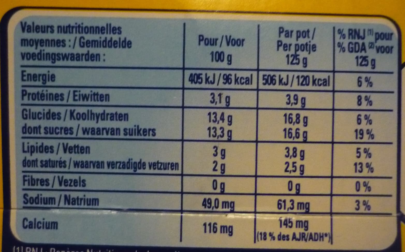 Nestlé Yaourt au lait entier, sucré et aromatisé (Saveurs : Coco, Fraise des Bois, Vanille, Citron) 8 Pots packshot