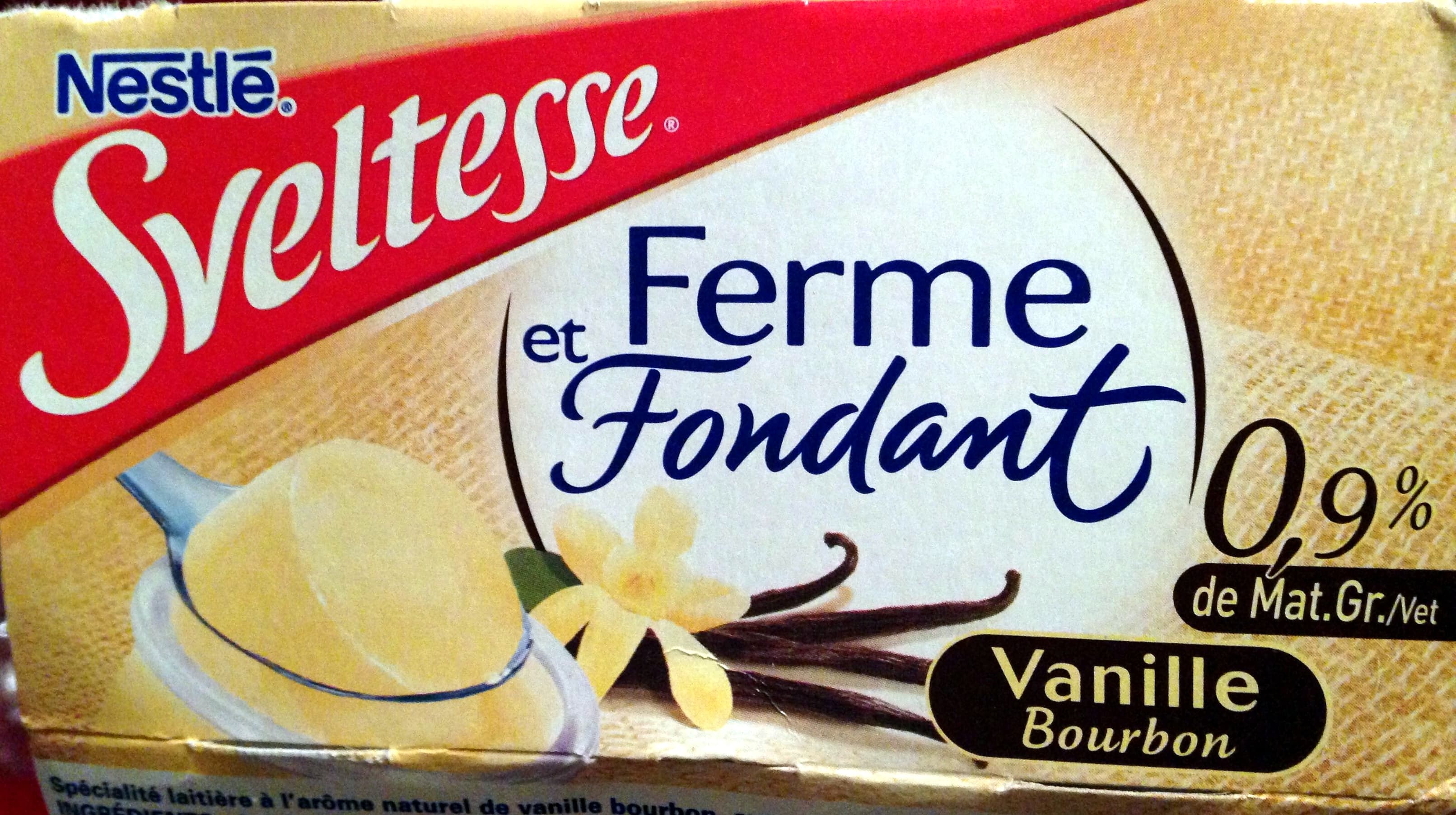 Nestlé Ferme et Fondant, Vanille Bourbon packshot