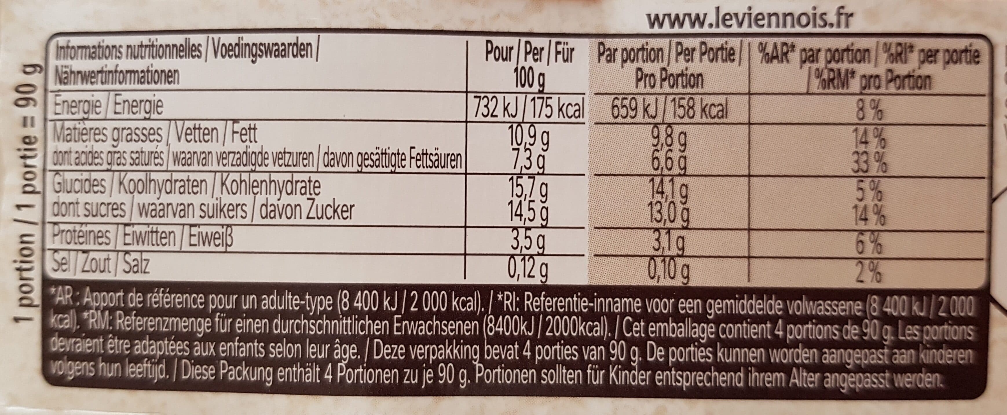 Nestlé Mousse de Viennois (4 Café) packshot