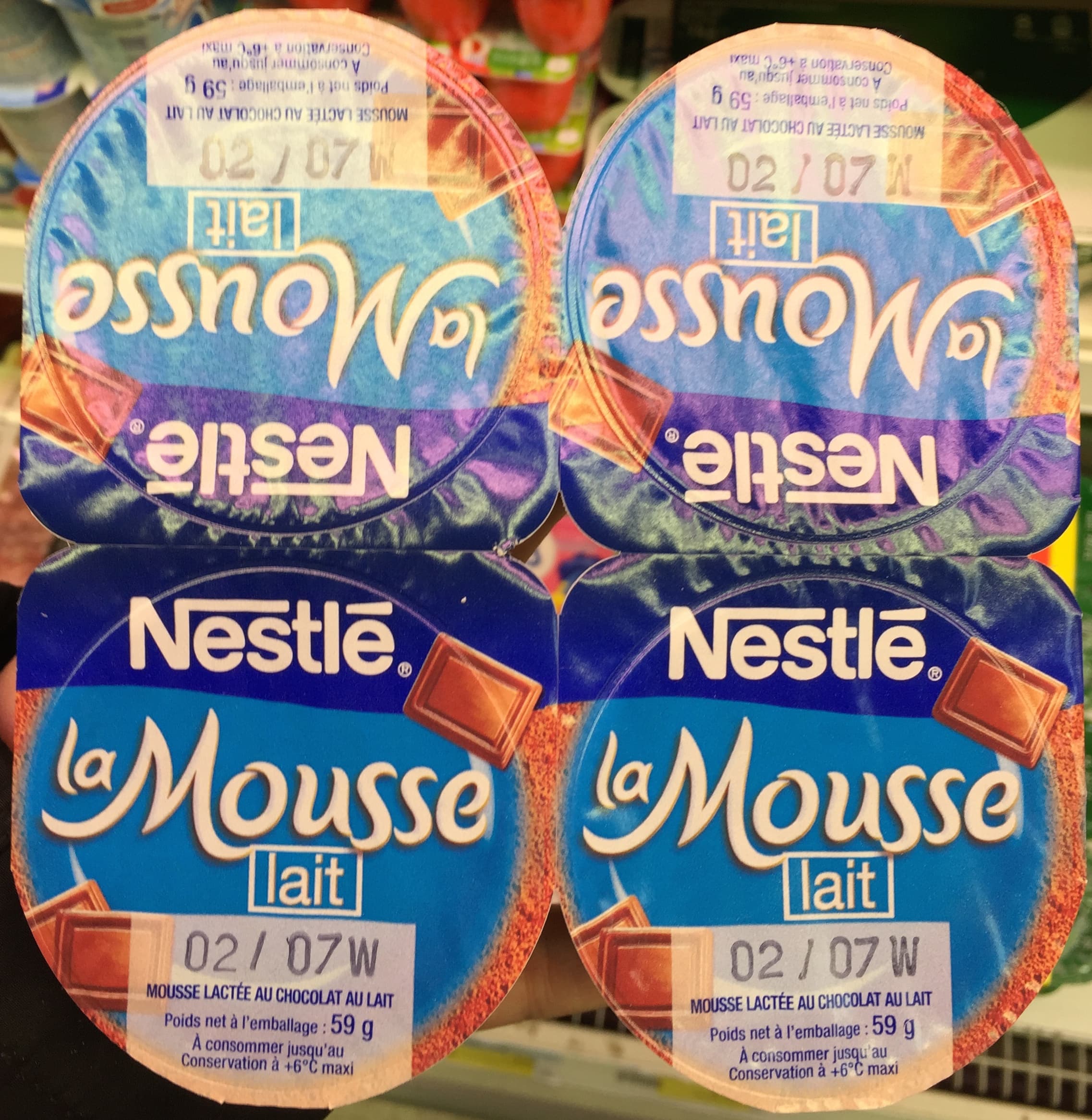 Nestlé La Mousse Lait packshot