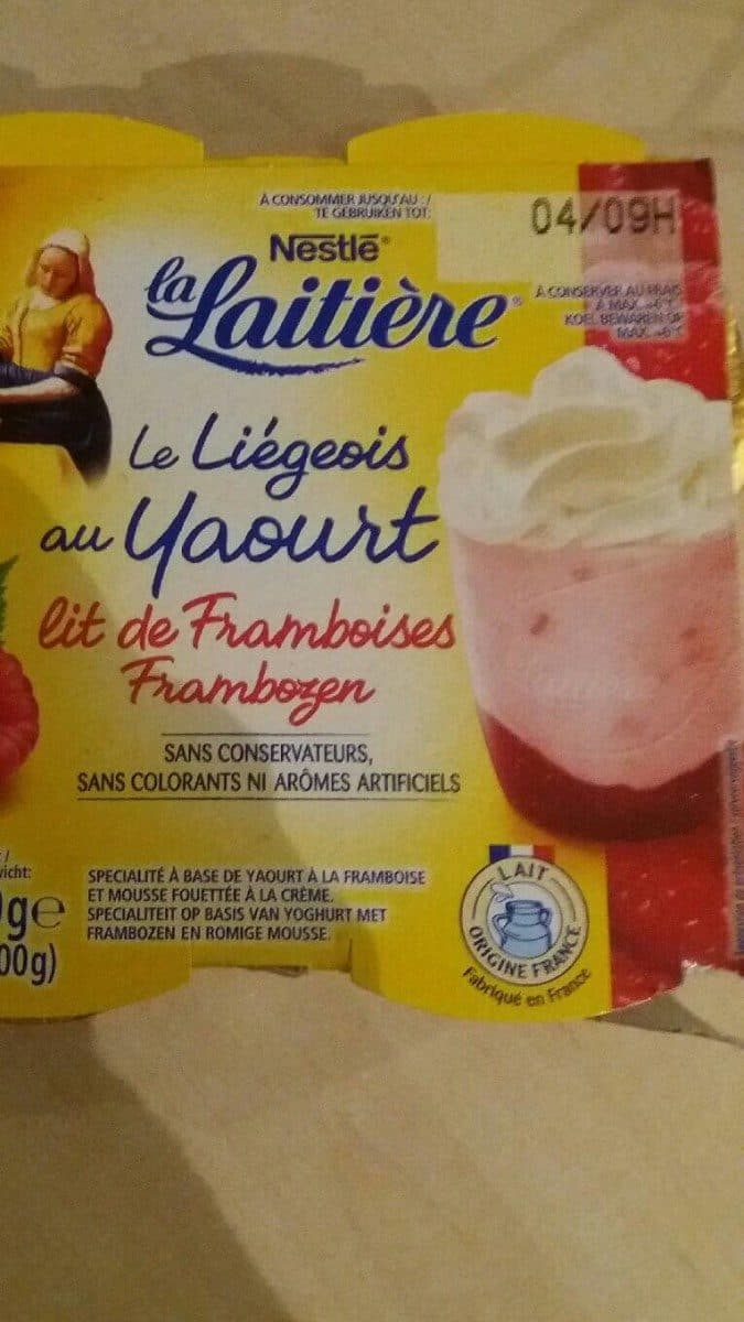 La Laitière Liégeois au yaourt packshot