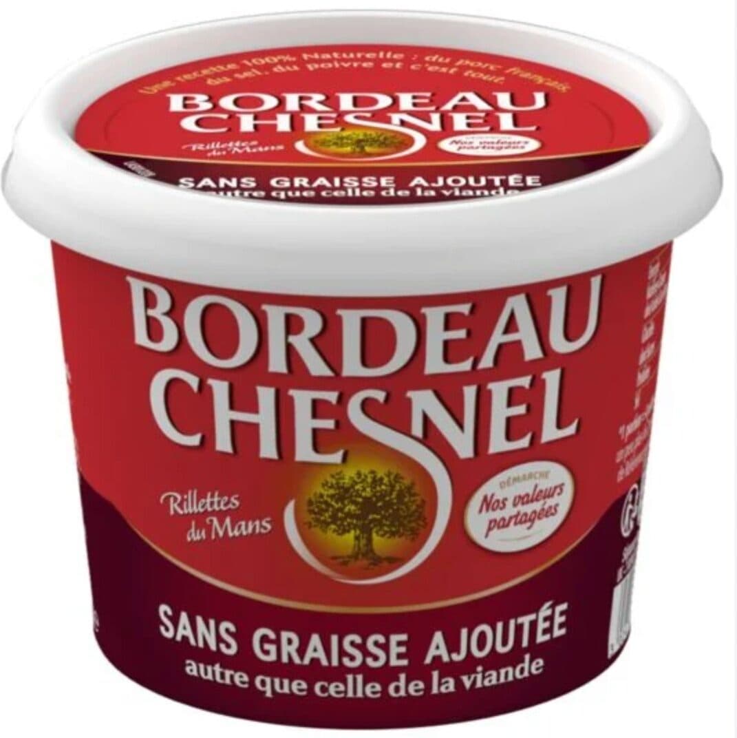 Bordeau Chesnel Rillettes du Mans sans graisse ajoutée packshot