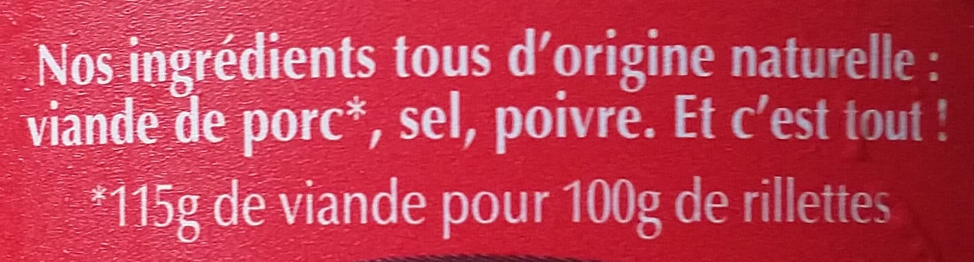Bordeau Chesnel Rillettes du Mans sans graisse ajoutée packshot
