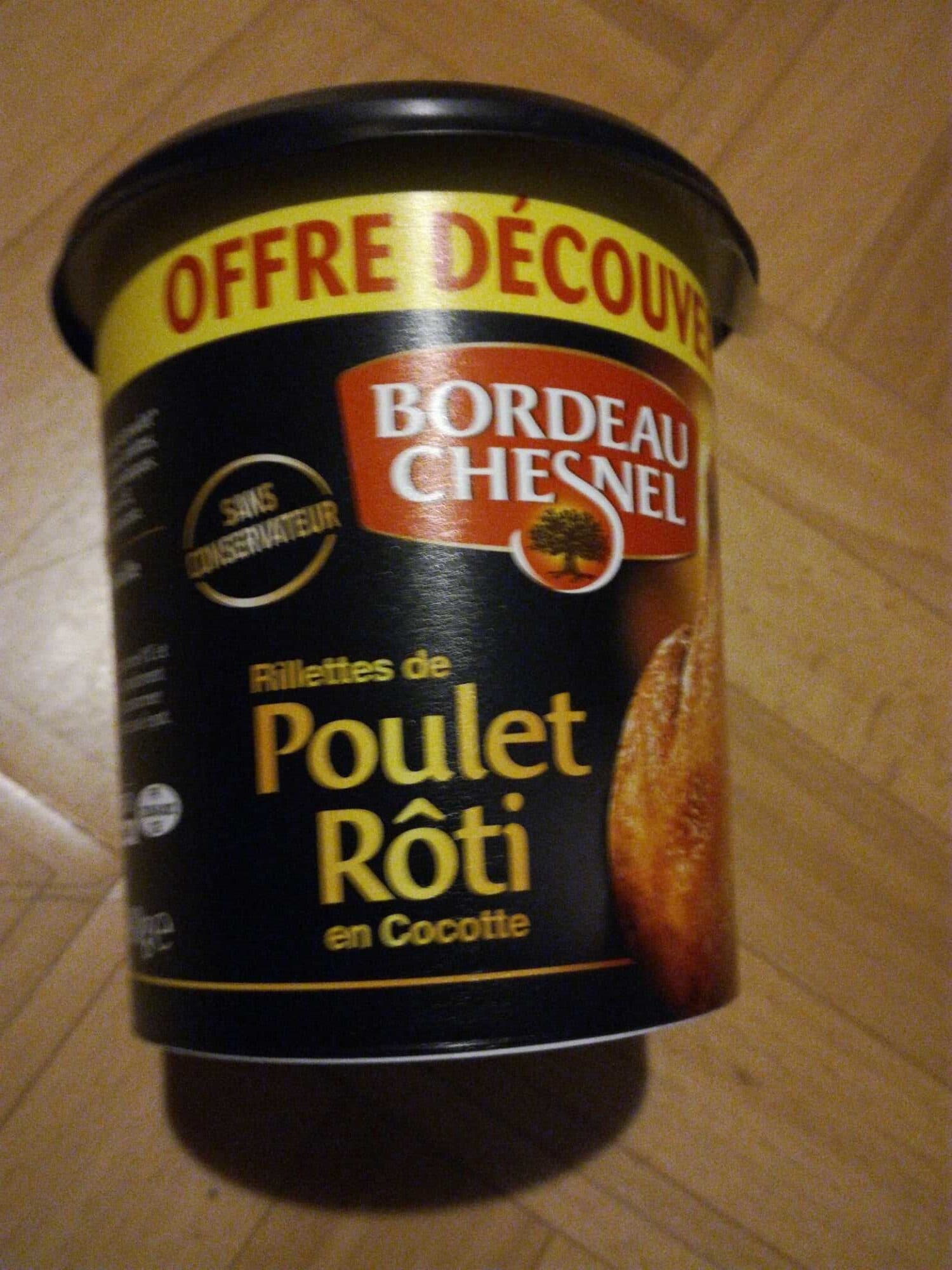Bordeau Chesnel Chesnel Rillettes de poulet rôti 400gr packshot