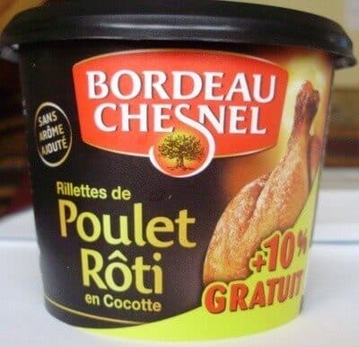 Bordeau Chesnel Rillettes de Poulet Rôti en Cocotte (+ 10 % Gratuit) packshot