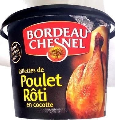 Bordeau Chesnel Rillettes de Poulet Rôti en cocotte packshot