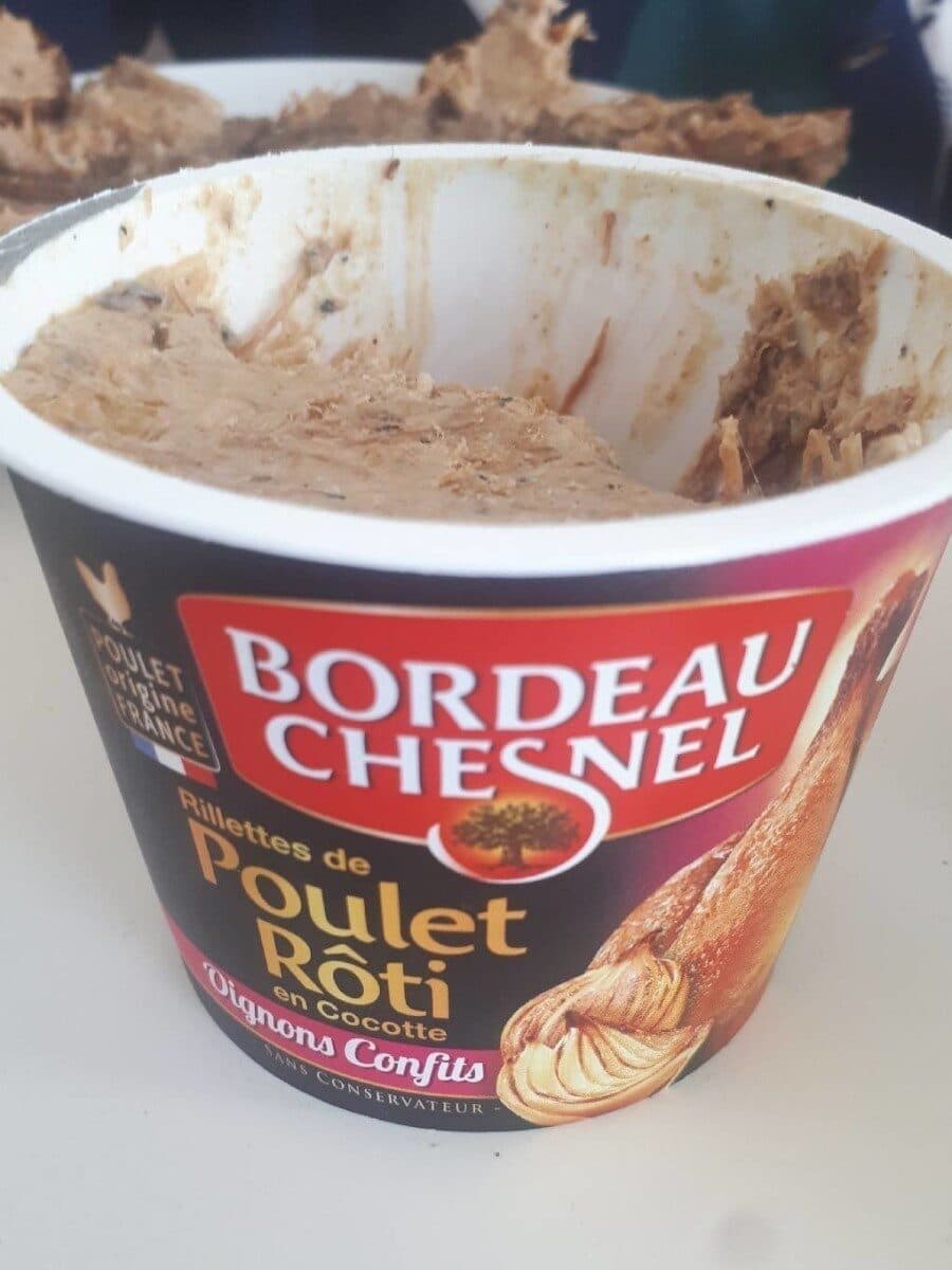 Bordeau Chesnel Rillettes de poulet rôti aux oignons confis packshot