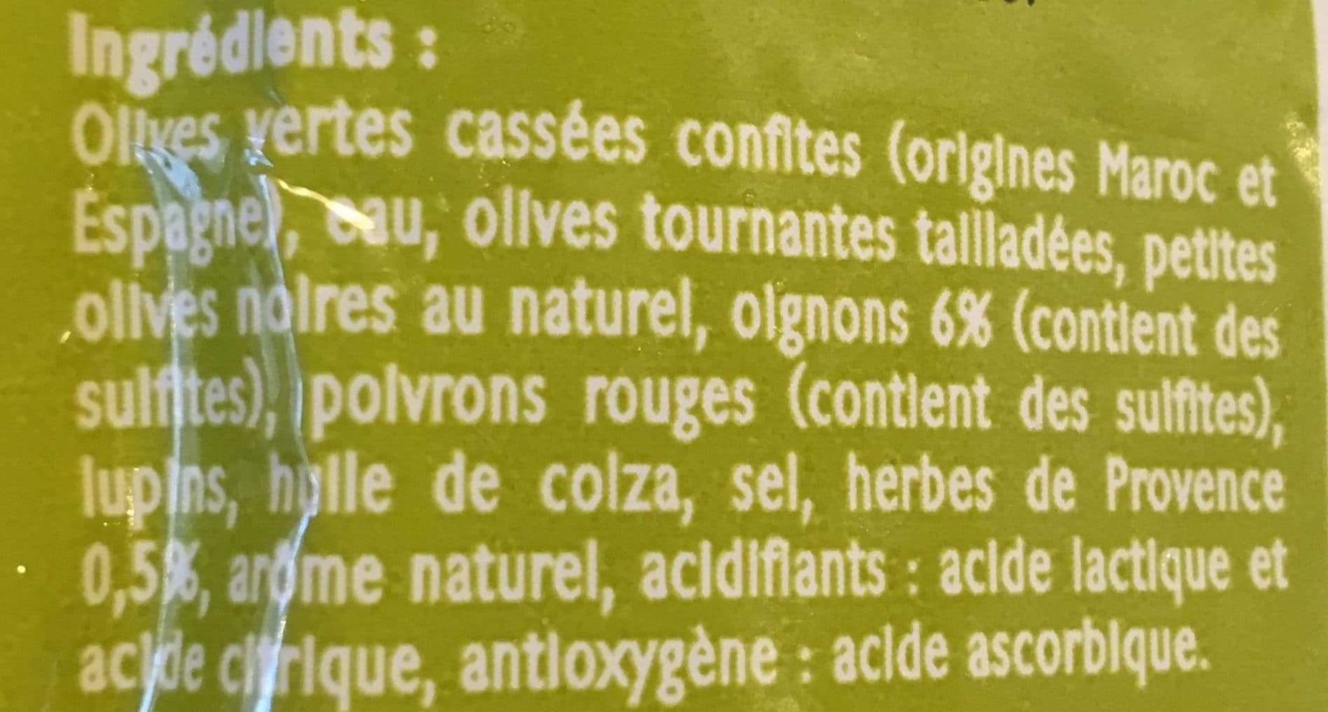 Les Jardins De St Benoît Cocktail d’olives à la romaine packshot