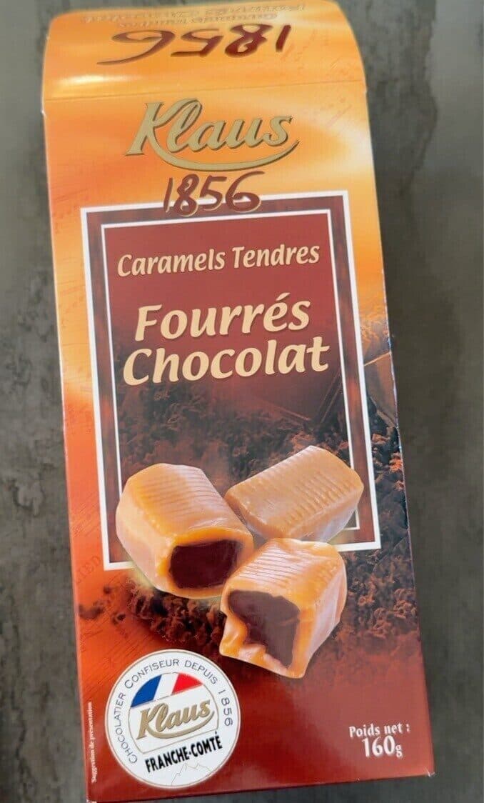 Nouvelle Klaus Caramel trendres fourrés chocolat packshot