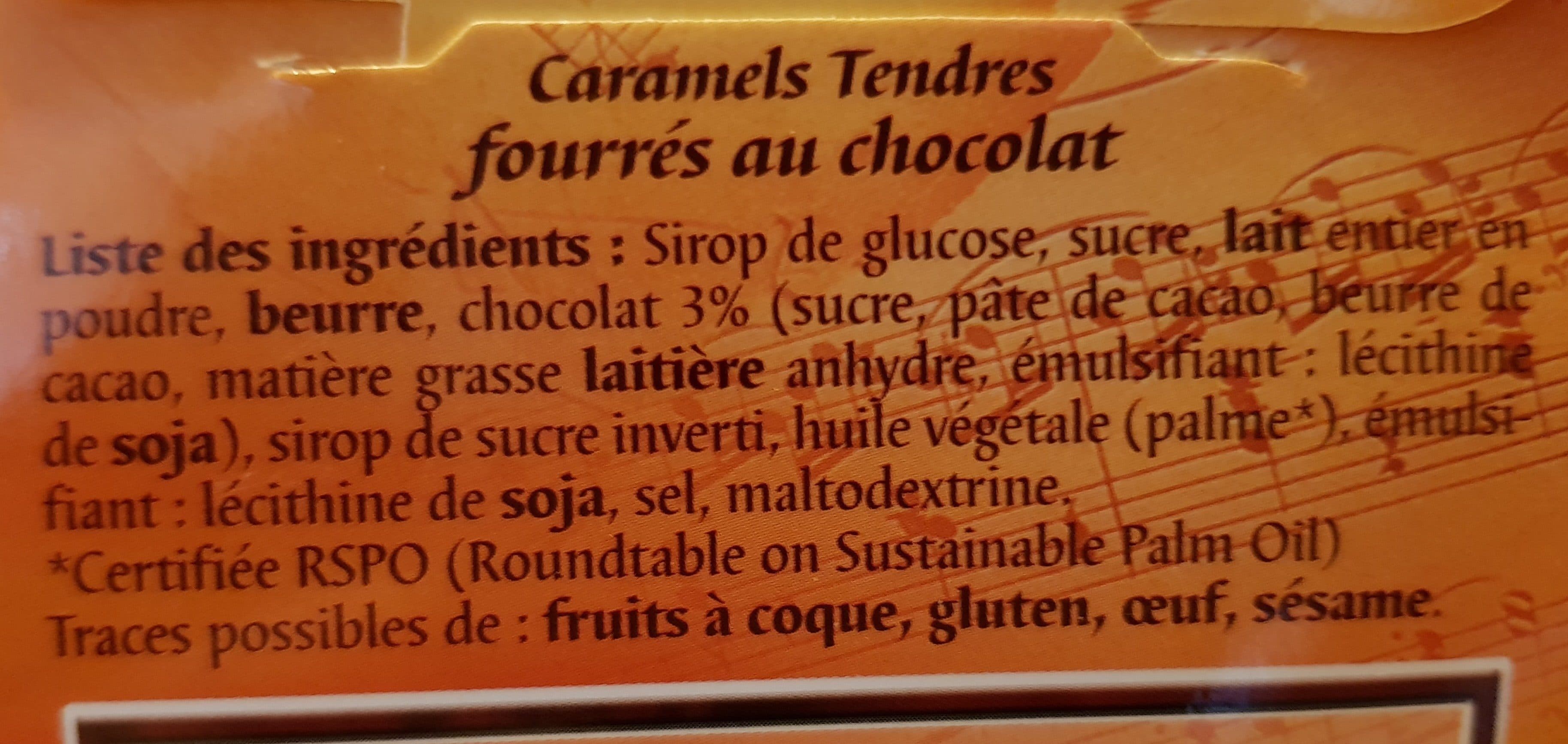 Nouvelle Klaus Caramel trendres fourrés chocolat packshot