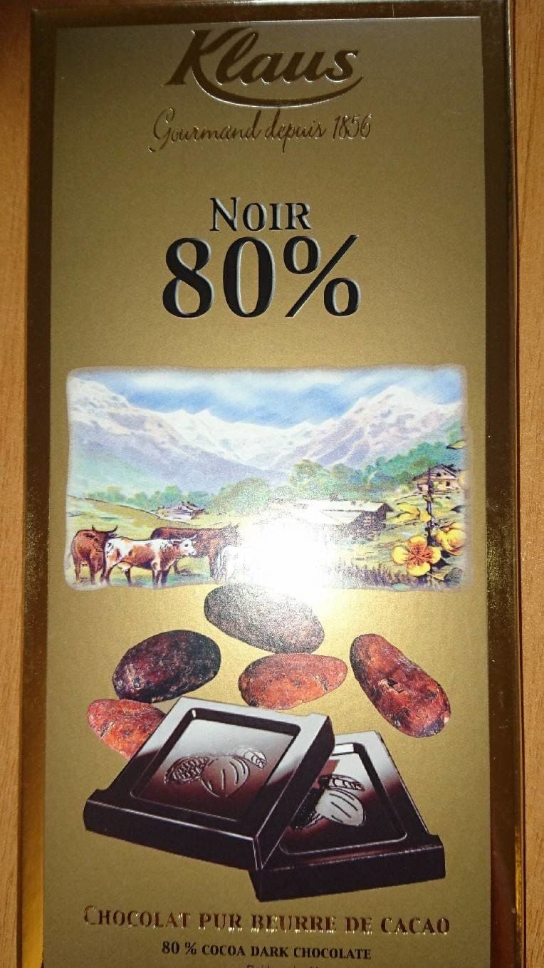 Nestlé Chocolat Noir 80% packshot